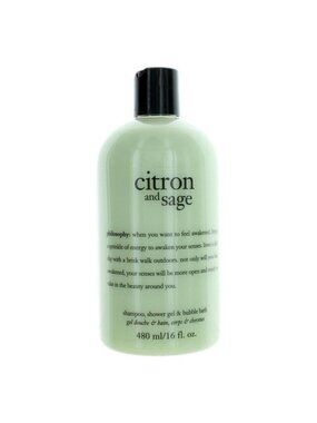 Citron and Sage by Philosophy, 16oz Shampoo, Shower Gel & Bubble Bath Women -NEW